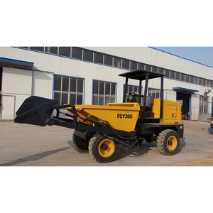 Mini-dumper FCY30, capacité 0,3 m³, camion benne diesel pour la construction avec benne hydraulique, certifié CE - Product Image 4