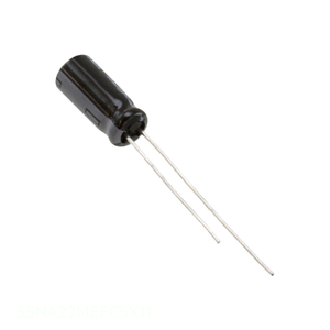 ตัวเก็บประจุ35NA22MEFC5X11 22 uF 20% 35V แบบเรเดียล th ผ่านรู22 uF ของแท้ - Product Image 1