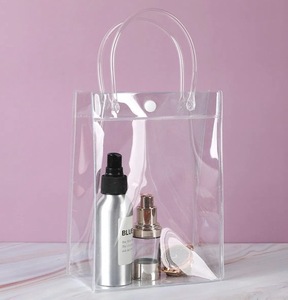 Sac de plage de voyage à bandoulière longue en PVC transparent personnalisé, grand, écologique et recyclable - Product Image 1