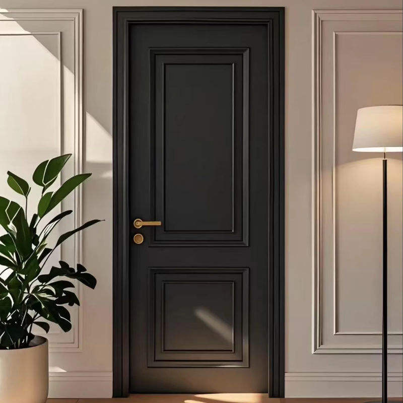 Factory Modern Lacquered MDF Painted Wood Interior Door with Sound ...