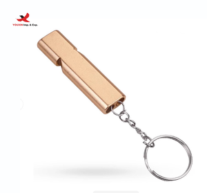Silbato de Doble Tubo para Supervivencia al Aire Libre, Llavero de Defensa Personal, Silbato de Emergencia, Llavero GZ RTS, Pedido Mixto al por Mayor - Product Image 2