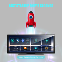 11.3 pouces 4K WIFI ADAS GPS Carplay & Android Auto 3840*2160P Dash Cam voiture tableau de bord enregistrement vidéo boucle enregistrement téléphone APP