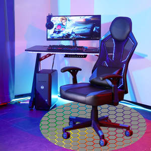 <span class=keywords><strong>Tapis</strong></span> de chaise de jeu pour le sol en bois feuillerProtecteur de sol antidérapant <span class=keywords><strong>Tapis</strong></span> de contrôleur de jeu - Product Image 2