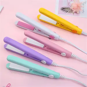 New Arrival Candy Color, Electric Splint Dry/wet Hair Straightener Hair Curing Fashion Styling Tools Mini Hair Straightrner/