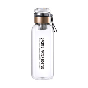 Sports Water Bottle Glass With Filter Large Capacity Portable Tea And Water Separation Travel Use - Product Image 5
