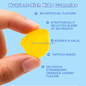 Complément alimentaire quotidien pour enfants sans gluten et végétarien, 90 gommes, 2 gommes par portion, multivitamines pour enfants - Product Image 4