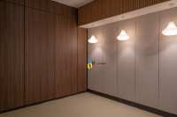 Panneaux de séparation de bureau modulaires pliables modernes avec cadre en MDF et en aluminium pour une utilisation scolaire et sportive