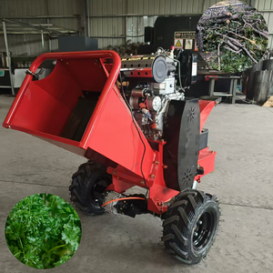Broyeur de bois diesel mobile, équipement de broyage de branches de jardin, de fruits, de paille, mouvement flexible, automatique - Product Image 3