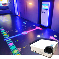 Nouvelles tendances Projecteur de sport interactif tout-en-un Machine de projection de sol de jeu d'entraînement mobile pour centres sportifs