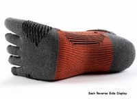 Chaussettes confortables pour hommes SHIMA SEIKI avec logo personnalisé, pour le basketball, le fitness, la course à pied, les soins infirmiers, la randonnée, chaussettes de sport en tissu éponge à 5 orteils pour femmes