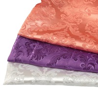 Tela Jacquard de Satén Popular China con Estampado Floral para Pijamas, Blusas, Prendas de Vestir, Vestidos, Tela Jacquard Elástica
