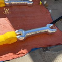 Nouveau design de ballon gonflable en forme de clé à molette pour la décoration de fête sur le thème de la réparation, modèle géant de chaîne d'outils gonflables