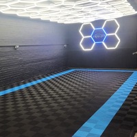 Dalles de sol emboîtables résistantes aux UV et imperméables, tapis de terrasse modulaires antidérapants pour garage, patio, cour arrière, terrain de sport