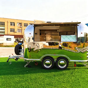 Chariot de nourriture de rue multifonctionnel de luxe en acier inoxydable pour boissons au lait Oden, glaces et restauration rapide - Product Image 2