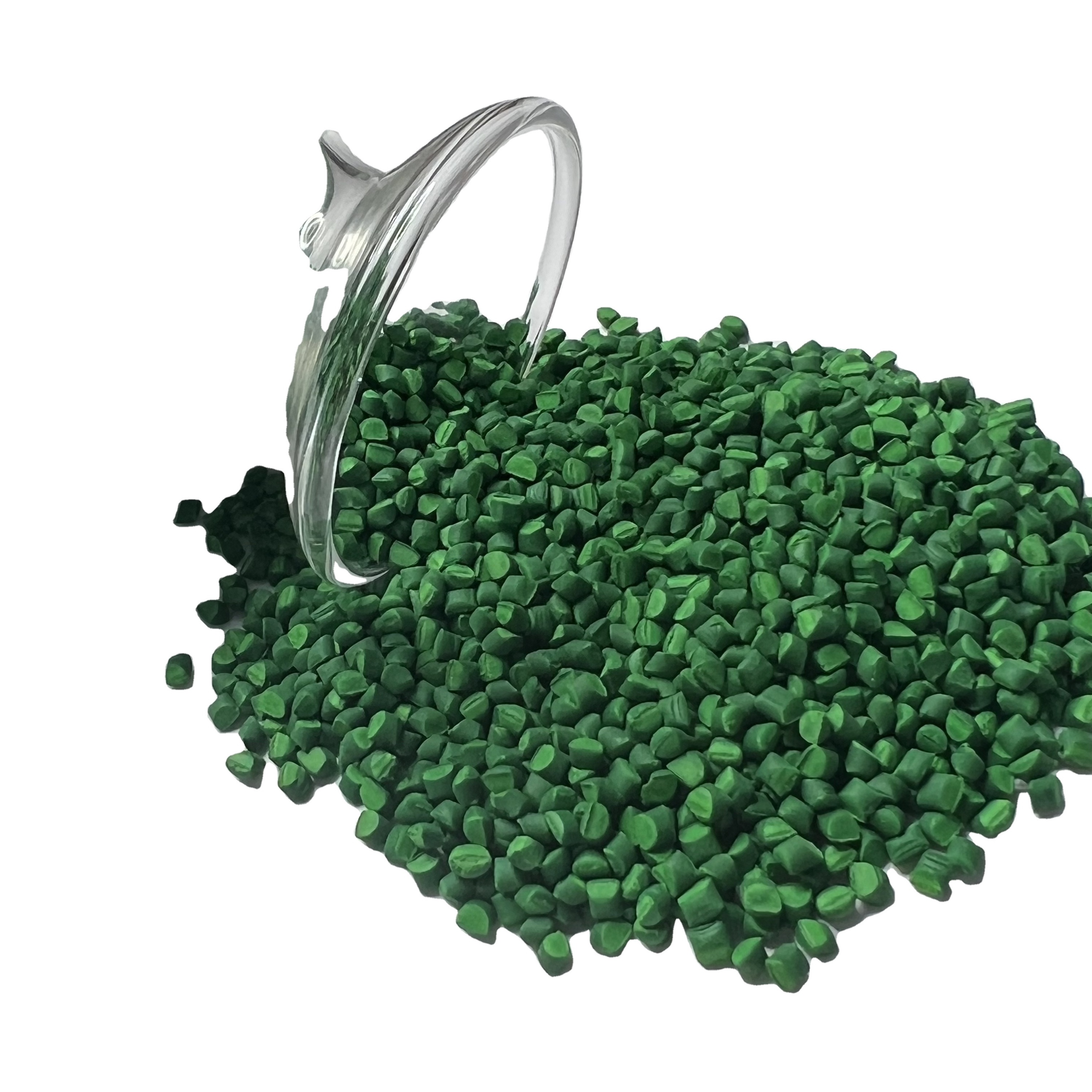 2023 Hot Sale best Quality PP/PE/ABS/PVC Plastic Green Masterbatch For Plastic Shopping  Bags/pipes/toys
