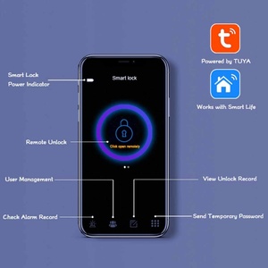 Cerradura Inteligente para Puerta con Etiqueta RFID y WIFI Tuya, Compatible con Múltiples Sistemas de Cerradura, Teclado Táctil, Huella Dactilar, Tarjeta, Contraseña y Aplicación Móvil - Product Image 5