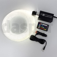 Kit de moteur lumineux à fibres optiques LED RGBW 16W avec application et télécommande, 1000 pièces, ciel étoilé pour voiture, indice de protection IP65
