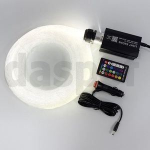 Kit Motore Luce a Fibra Ottica LED RGBW 16W IP65 Effetto <span class=keywords><strong>Cielo</strong></span> Stellato per Auto, 1000 pz, con App e Telecomando - Product Image 3