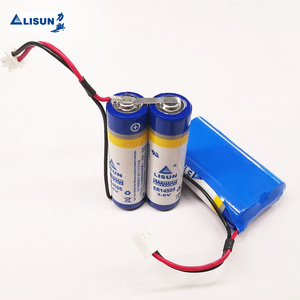 3.6v סוללת Li-SOCL2 er14505m תאי ליתיום תאים er14250 er14335 er14335 <span class=keywords><strong>er14505</strong></span> er17505 עם סיכות solder, כרטיסיות - Product Image 3