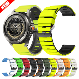 Bracelet de montre sport en silicone 20 mm 22 mm pour Xiaomi Watch <span class=keywords><strong>2</strong></span> Pro/S4/S3/S1 Active S2 46 mm, bracelet de remplacement pour <span class=keywords><strong>Mi</strong></span> Watch Color <span class=keywords><strong>2</strong></span> - Product Image 1