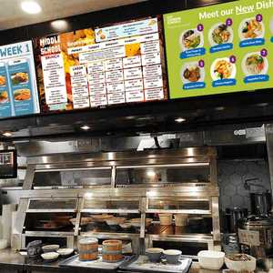 Qtenboard bán buôn siêu mỏng tùy chỉnh LED hộp Đèn khung Nhôm Nhà Hàng Bảng menu cho quán cà phê dễ dàng treo trên tường - Product Image 6