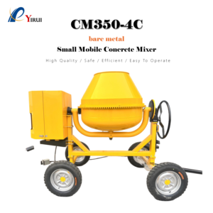 เครื่องผสมปูนซีเมนต์ขนาดเล็กแบบพกพาสำหรับโรงงาน ใช้เครื่องยนต์ดีเซล 350 ลิตร สำหรับฟาร์ม มอเตอร์ 6 แรงม้า ความเร็ว 5 เมตร/ชั่วโมง ประสิทธิภาพสูง - Product Image 1