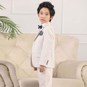 Ropa Infantil Hecha a Medida, Traje Blanco Coreano para Niños, Traje Formal para Niños - Product Image 4