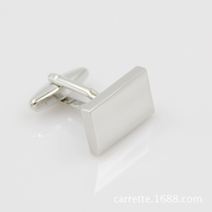 Mô Hình Khuy Măng Sét Thủ Đô Giấc Mơ Áo Sơ Mi Pháp Còng Hình Chữ Nhật Bạc Cuff Móng Tay Nhà Máy Cung Cấp Cổ Phiếu Dài Hạn - Product Image 3