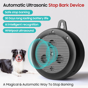 Dispositif <span class=keywords><strong>anti</strong></span>-aboiement pour chien rechargeable en extérieur, dispositif <span class=keywords><strong>anti</strong></span>-aboiement automatique, dispositif <span class=keywords><strong>anti</strong></span>-aboiement ultrasonique avec 3 niveaux - Product Image 1