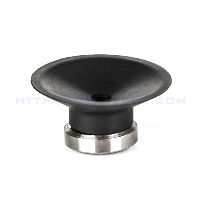 High Quality Silicone Rubber Flat Vaccum Suction Cup With Nut