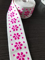 Sangle élastique en polyester noir gaufré en gros unique pour chapeaux de perruque Bande élastique en nylon