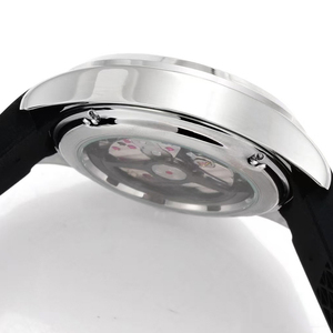 Classic Elite 42mm Stainless Steel Case <b>Automatic</b> <b>Chronograph</b> Tachymeter Sapphire Crystal Grey Dial Rubber Strap Mens New Watch - Product Image 5