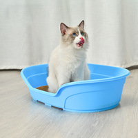 Baignoire universelle en plastique épaissi anti-rayures et anti-adhérente pour animaux de compagnie (chats et chiens) toutes saisons, plusieurs tailles, pour salle de bain - Vente en gros