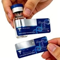Étiquette autocollante personnalisée avec logo, imperméable, en vinyle adhésif pour flacon de liquide, 3 ml, 5 ml, 10 ml