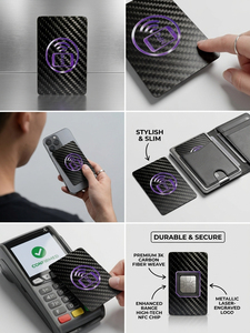 Custom Logo 100% 3K Carbon Fiber NFC RFID VIP Membership <b>Card</b> Luxury Smart <b>Access</b> <b>Control</b> Black Business <b>Card</b> - Product Image 5