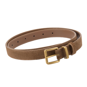 Classic Luxury Gold Pin Buckle Retro Cow Hide Suede Leather Alloy Iron Casual <b>Belt</b> for Women Pants Jeans - Product Image 1