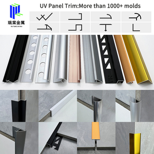 Bande de finition d'angle de transition pour décoration murale intérieure, en aluminium de 4 mm, pour la protection des carreaux - Vente en gros usine - Product Image 5
