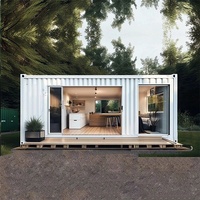 Casa Contenedor Prefabricada Personalizable, Casa Modular de Acero de Color para Vivienda en Villas y Resorts