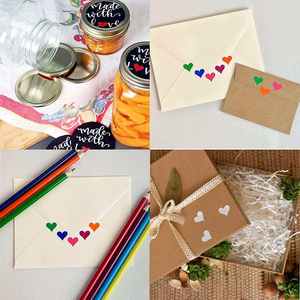 Custom Multi-purpose <b>Sticker</b> <b>Reward</b> Self Adhesive Creative <b>Stickers</b> Gift Decoration Heart Shape Handbook Decoration <b>Stickers</b> - Product Image 5