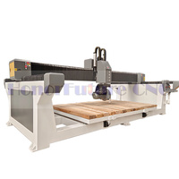 Machine à pierre CNC Sawjet Machine de découpe à jet d'eau en granit 5 axes Scie à pont au jet d'eau Combo pour comptoir
