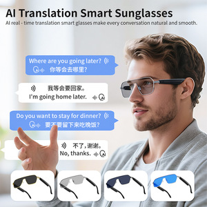 Gafas Inteligentes Bluetooth con Traducción por IA y Altavoz, Marco de Acero Inoxidable, <span class=keywords><strong>Audio</strong></span> de Oreja Abierta para Hombres y Mujeres, para Conducir, Viajar y Trabajar - Product Image 3