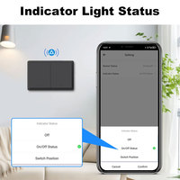 Interruptores de Panel Manuales Inteligentes Tuya de 1/2/3/4 Gang con Control Remoto para el Hogar, Interruptor de Luz de Pared WiFi Compatible con Home Matter