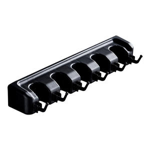 Support mural multifonctionnel en plastique pour balais et serpillères, idéal pour la cuisine et la maison, vente chaude, emballage en boîte colorée - Product Image 6