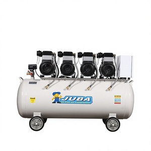 Compresseur d'air à piston silencieux sans huile Hurricane 1600W 230L Garantie 5 ans Peinture au pistolet électrique Réparation automobile industrielle - Product Image 1