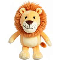 Jouet mignon animal de la forêt, de la jungle, lion, girafe, singe, jouets en peluche, décoration cadeau
