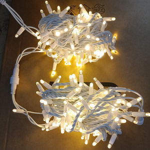 ไฟ LED แบบสายยาว 10 เมตร 100 หลอด LED สีขาว สายสีขาว ปลั๊กแบบ AU ต่อได้ 100 เมตร IP65 สำหรับภายนอกอาคาร เหมาะสำหรับคริสต์มาส งานเทศกาล และการใช้งานเชิงพาณิชย์ - Product Image 2