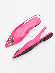 2201 da donna Comfort sandali <span class=keywords><strong>con</strong></span> slingback per scarpe basse da donna a punta <span class=keywords><strong>con</strong></span> <span class=keywords><strong>fibbia</strong></span> in metallo autunno <span class=keywords><strong>mocassini</strong></span> piatti Slip-On - Product Image 6