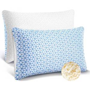 Cuscino in Memory Foam Euro Top Rinfrescante con Rivestimento in Bambù, Motivo Solido, Offre una 'Sensazione di Ghiaccio' <span class=keywords><strong>all</strong></span>'<span class=keywords><strong>Acquisto</strong></span> - Product Image 2