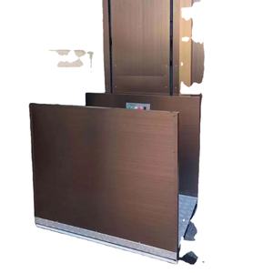 Güvenli ve güvenilir açık elektrikli tekerlekli sandalye asansörü, kavisli merdiven asansörü, dikey eğme bariyersiz kaldırma - Product Image 6