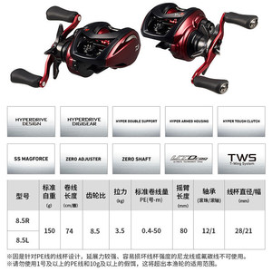 Carrete de Pesca Daiwa 26 New Moonlit Beauty BF TW, Carrete de Baitcasting de Aleación de Aluminio para Agua Salada, Modelo para Mano Derecha - Product Image 4